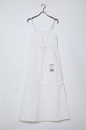 DETACHABLE NYLON DRESS / WHITE