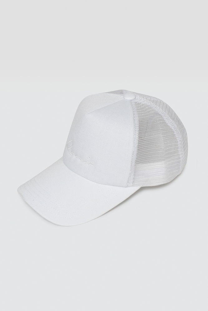 LOGO MESH CAP / WHITE