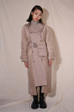 SWITCHING TRENCH COAT / BEIGE